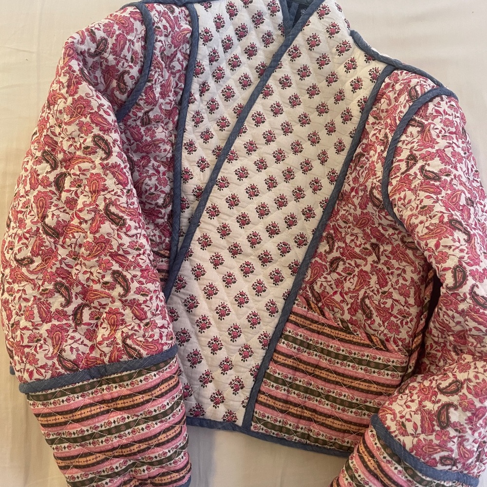 MANGO reversible quilted jacket